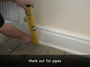 Installing a radiator