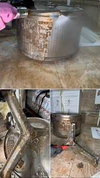 Deep Cleaning a Dirty Washing Machine Drum - Part 1