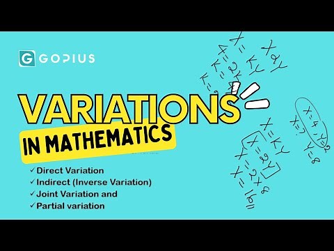 Variation in Mathematics: Meaning, Types of Variations and Examples