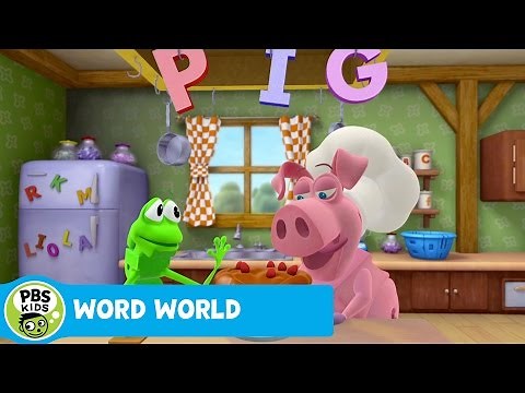 WORD WORLD | Pig Takes the Cake | PBS KIDS