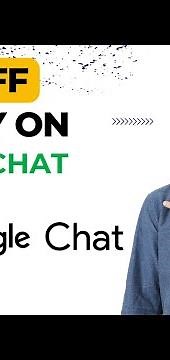 How to Turn Off History on Google Chat (EASY)