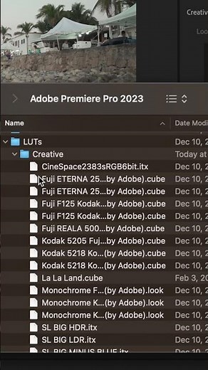 Install LUTs Directly Into Premiere Pro