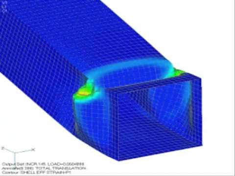 Nastran Finite Element Analysis Software Engineering Simulation Demo Video