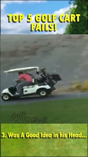 When Golf Carts Attack: Top 5 Fails!