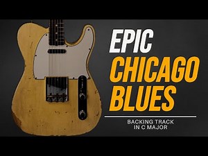 Epic Chicago Blues Backing Track in C