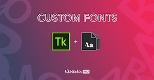 How to Add Custom Fonts to Your WordPress Website | Elementor