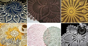 18 Beautiful Pineapple Doily Crochet Patterns