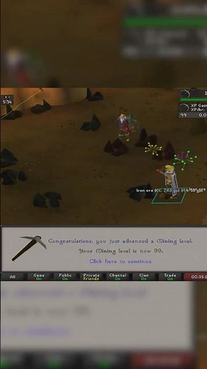 99 Mining in OSRS
