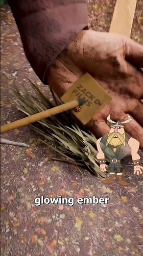 How To Start A Fire With Two Sticks 🤔 | Primitive Survival Skill | Credit: Zackdfilms