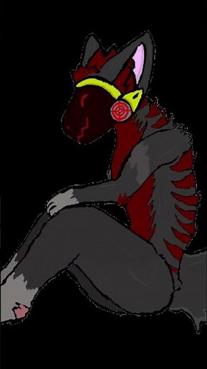 Meet Toaster! #furry #protogen #Art #drawing