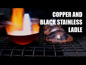Blacksmithing : Forging a Copper And Stainless Steel Ladle - The Forge