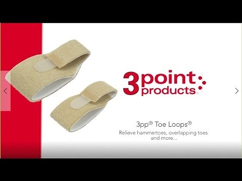 How to Use 3pp Toe Loops to Relieve Hammertoes, Overlapping Toes and More - 3-Point Products
