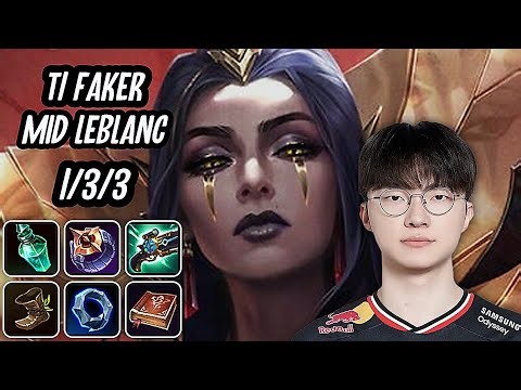 T1 Faker Mid Leblanc SoloQ Replay 20251005