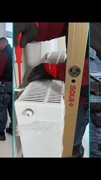 Learn how to install a heating radiator like a pro plumber #diyplumbing