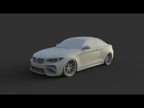 3D Car Modeling Timelapse | BMW M-Sport