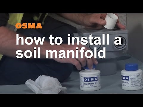 How to install a soil manifold - OSMA Soil & Waste