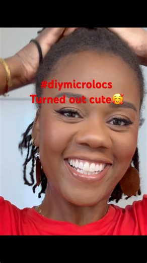DIY Microlocs: How I Achieved This Stunning Top Ponytail Quickly & Easily #microlocjourney #locs