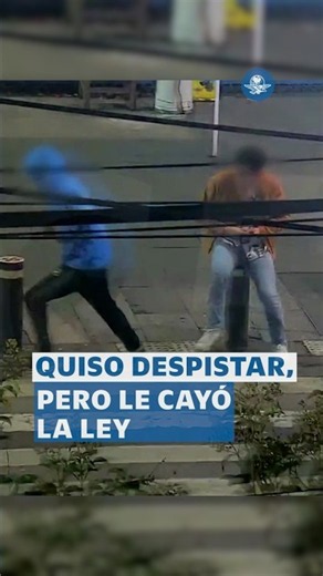 Pensó que había escapado tras robar celular, pero no se enteró que el C5 lo siguió en todo momento