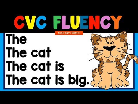 CVC Reading Practice for Kids | CVC Reading Fluency