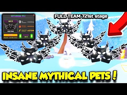I GOT A FULL TEAM OF INSANE MYTHICAL PETS In Strongest Punch Simulator AND IT'S SO OP!! (Roblox)