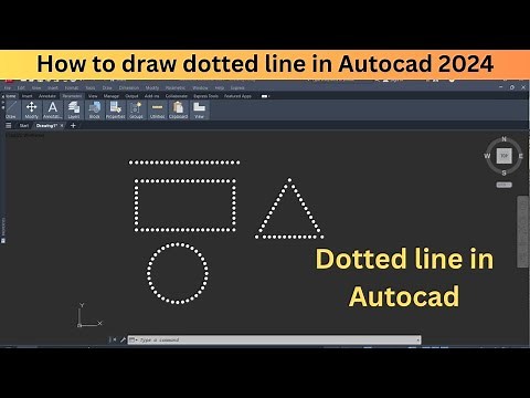 how to make dotted line in autocad | dotted line in autocad | dashed line