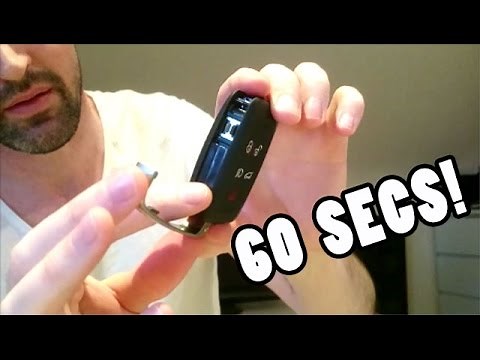 How to Change Low Battery in the Smart Key of Range Rover Sport in 60 Secs & Remove Warning Message