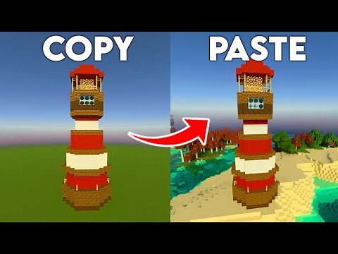 How to Copy and Paste Structures in Minecraft!