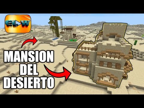 How to BUILD a MANSION in the MINECRAFT Desert! 🏜️ EASY and FAST TUTORIAL 🔨✨