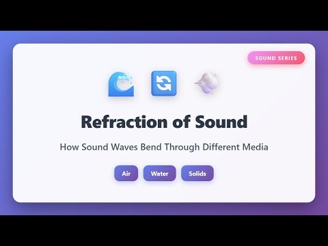 Refraction of Sound: How Sound Waves Bend Through Different Media | Sound Physics Explained