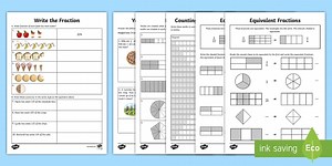 Year 3 Fractions Learning from Home Maths Activity Booklet