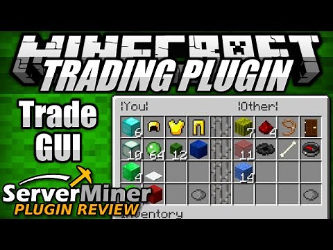 How to use trading GUI in Minecraft with Trading Plugin