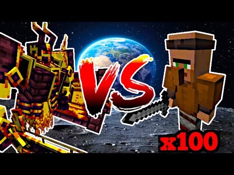 Ignis VS 100 Guard Villagers w/Epic Fight Mod - Minecraft 1.21.1 (Mob Battle)