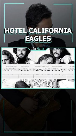 Hotel California - Eagles | Guitar Tutorial TAB EASY + Sheet Music