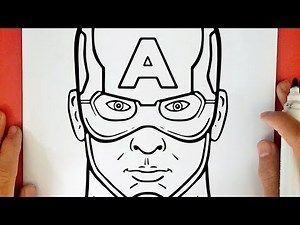 HOW TO DRAW CAPTAIN AMERICA