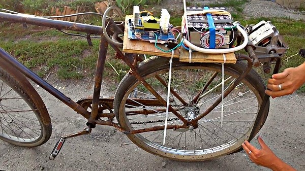 Easy E-Bike DIY — Washing Machine Motor + Bike