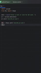 Build a QR code generator in #2min using Python!! #codinglife #PythonScripts #pythonproject #codinglife #PythonScripts | Python Tips with JayCode