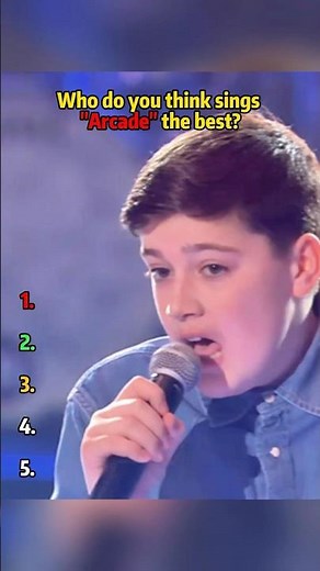 Who do you think sings "Arcade" the best?#Arcade#music#fyp#sing