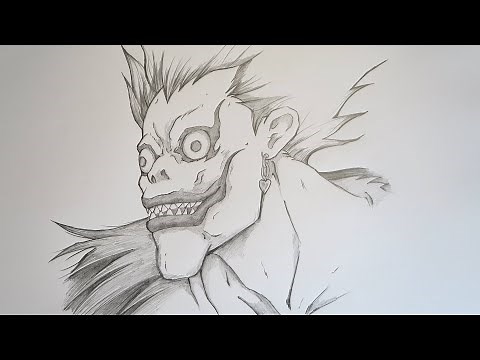 How To Draw Ryuk | Death Note | Step By Step Anime Drawing Tutorial