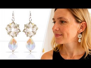 Four Point Earrings - DIY Jewelry Making Tutorial by PotomacBeads