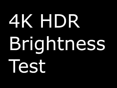 Real 4K HDR Test Pattern: Brightness stress test (Chromecast Ultra)