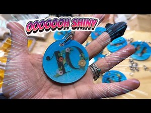 EASY EPOXY KEY CHAIN ART!