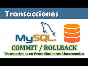 MySQL transactions in procedures