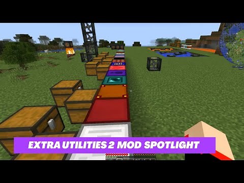 Minecraft Mod Spotlight ~ Extra Utilities ~ Mod tutorial Getting started with Generators & Mills