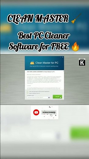 Best PC Cleaner Software for FREE | Clean Master For PC #shorts #tutorial