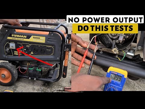 How to FIX Generator with no voltage in Five Steps|HOW TO RESTORE POWER OUTPUT IN A GENERATOR