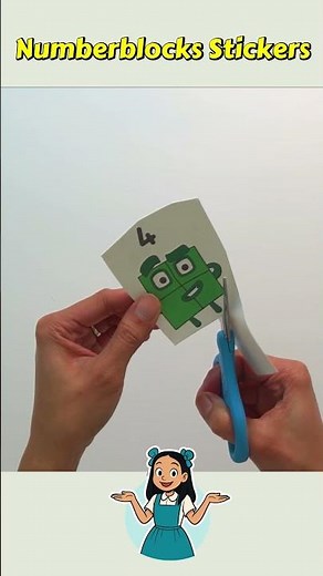 DIY NUMBERBLOCKS STICKERS | Count 1 to 10 | Counting for Toddlers and Preschoolers
