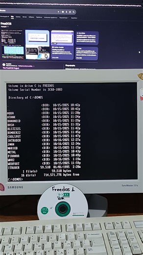 FreeDos 1 and MS-DOS Games
