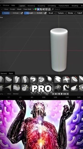 How to Bend Any Mesh Like Cloth in Blender 4.3! (Noob) vs (PRO) #blendertutorial #blendertips #b3d