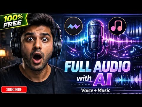 Create UNLIMITED Audio with AI (Voice + Music) — 100% FREE || Dev Bnayak