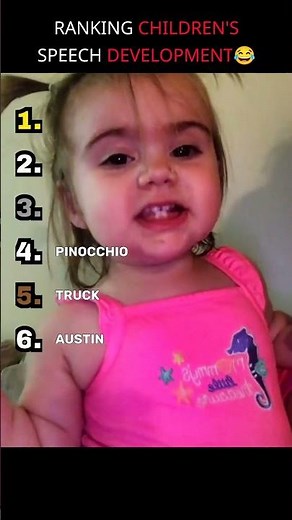 Ranking Children's Speech Development